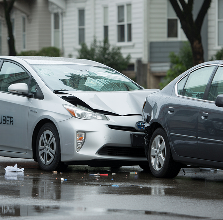 ¿Cuánto dinero puede obtener por un accidente de carro compartido en Los Ángeles?